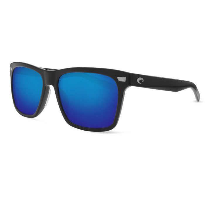 Costa del Mar ARANSAS Blue Mirror 580G - Matte Black Sunglasses