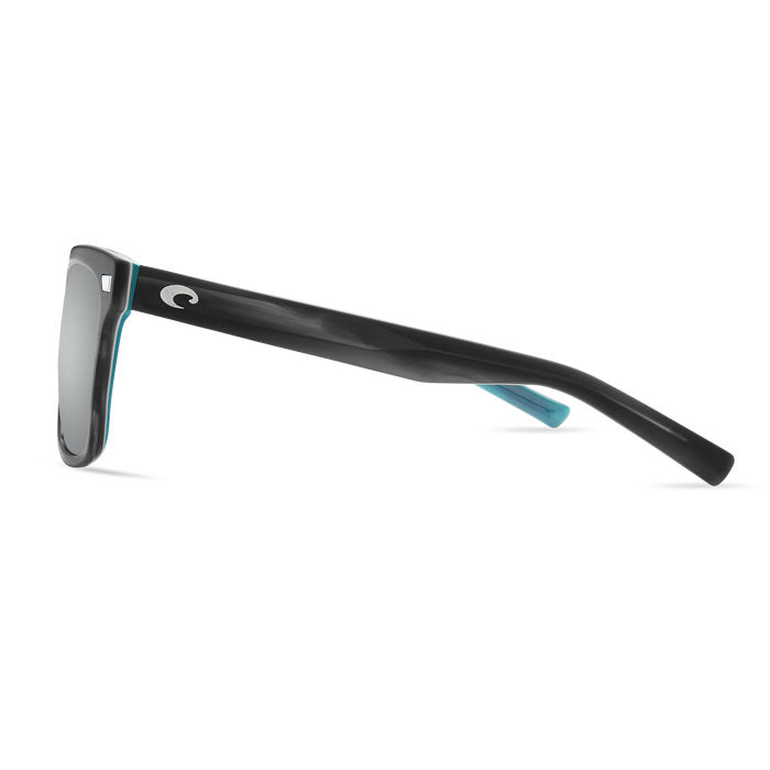Costa del Mar ARANSAS Gray Silver Mirror 580G - Matte Storm Gray Sunglasses