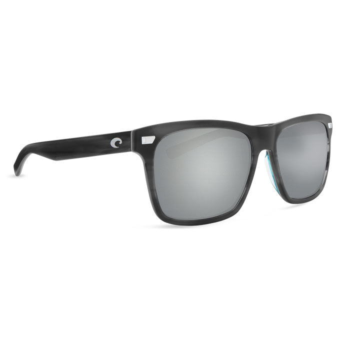 Costa del Mar ARANSAS Gray Silver Mirror 580G - Matte Storm Gray Sunglasses