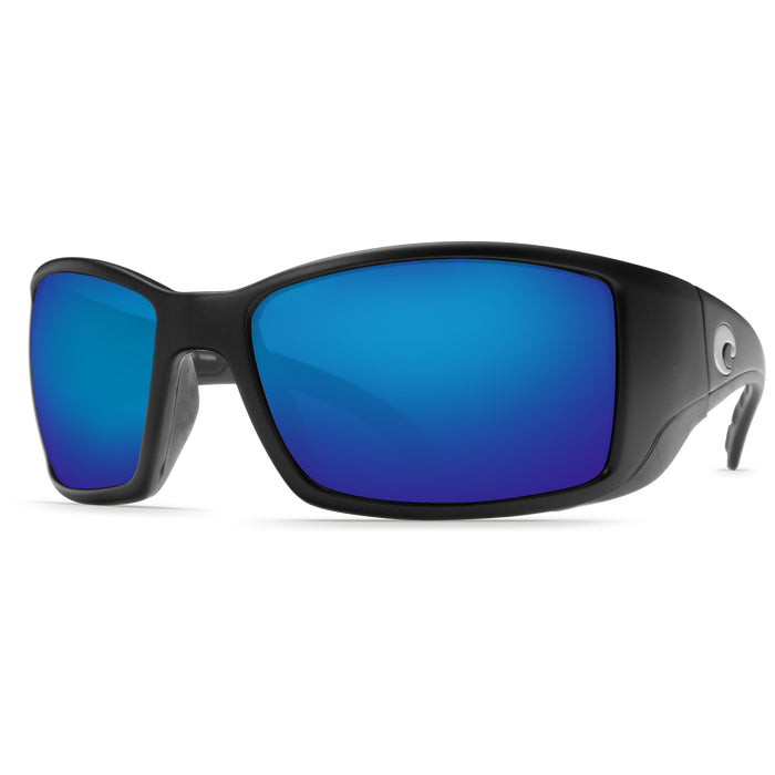Costa del Mar BLACKFIN Blue Mirror 580G - Matte Black Sunglasses