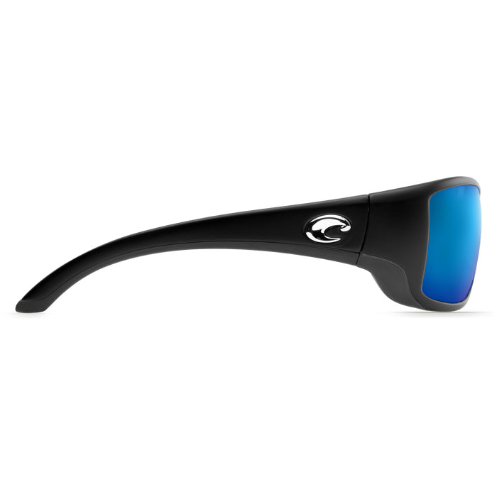 Costa del Mar BLACKFIN Blue Mirror 580G - Matte Black Sunglasses
