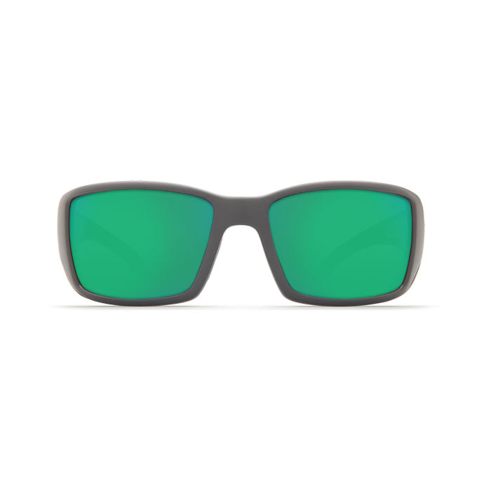 Costa del Mar BLACKFIN Green Mirror 580G - Matte Gray Sunglasses