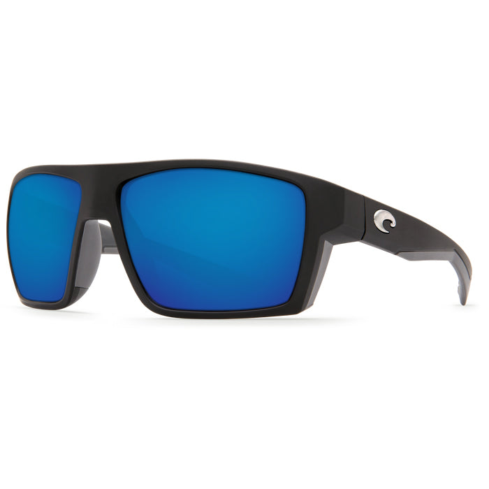 Costa del Mar BLOKE Blue Mirror 580G - Matte Black / Matte Gray Sunglasses