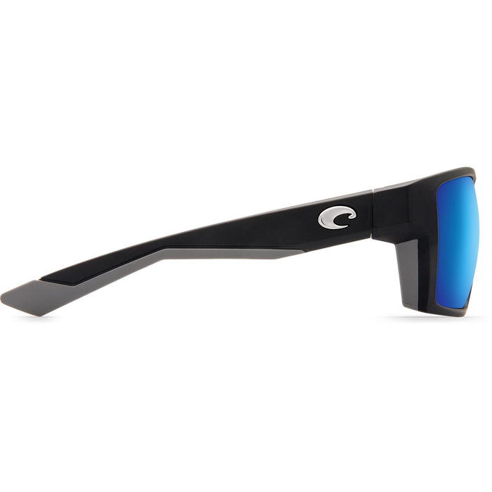 Costa del Mar BLOKE Blue Mirror 580G - Matte Black / Matte Gray Sunglasses
