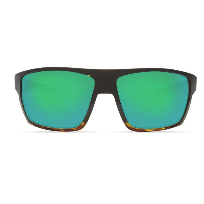 Costa del Mar BLOKE Green Mirror 580G - Matte Black/Shiny Tortoise Sunglasses