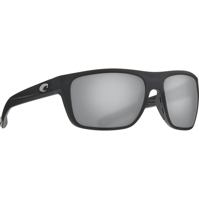 Costa del Mar BROADBILL Gray Silver Mirror 580G - Matte Black Sunglasses
