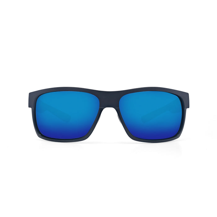 Costa del Mar HALF MOON Blue Mirror 580G - Shiny Black/Matte Black Sunglasses