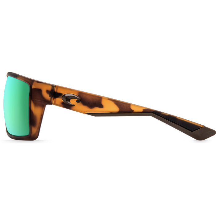 Costa del Mar REEFTON Green Mirror 580G - Matte Retro Tortoise Sunglasses