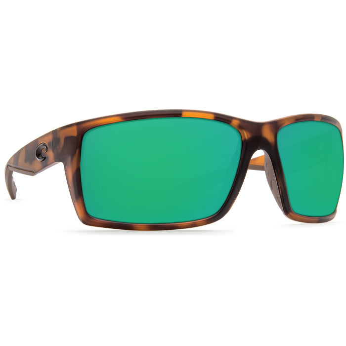 Costa del Mar REEFTON Green Mirror 580G - Matte Retro Tortoise Sunglasses