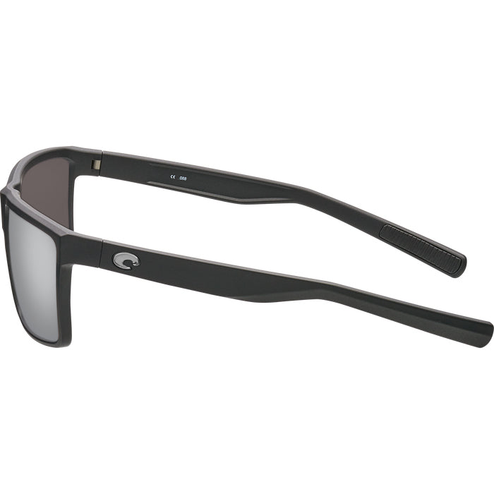 Costa del Mar RINCONCITO Gray Silver Mirror 580G - Matte Black Sunglasses