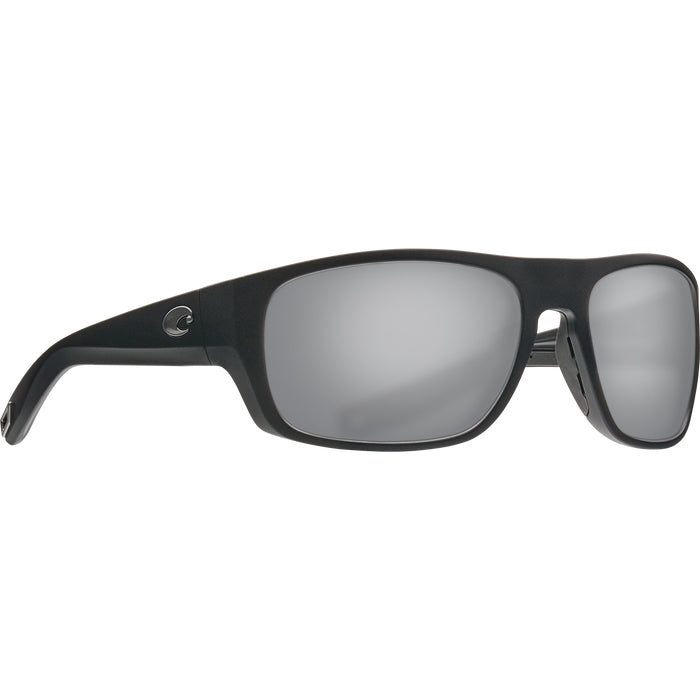 Costa del Mar TICO Gray Silver Mirror 580G - Matte Black Sunglasses