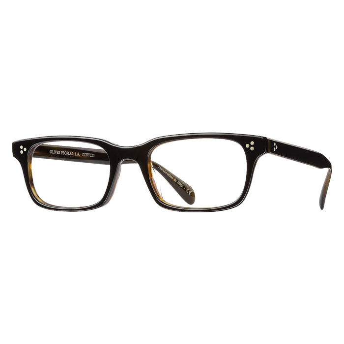 Oliver Peoples CAVALON Black/olive Tortoise - Clear Lens Eyeglasses Specs Appeal Optical Miami Sunglasses