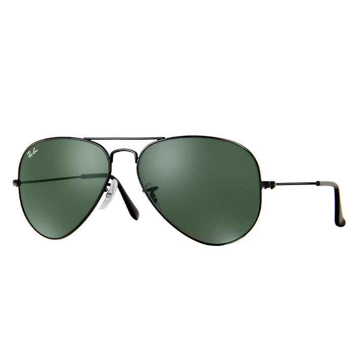 Rayban AVIATOR CLASSIC Black - Green Classic G-15 Sunglasses Specs Appeal Optical Miami Sunglasses