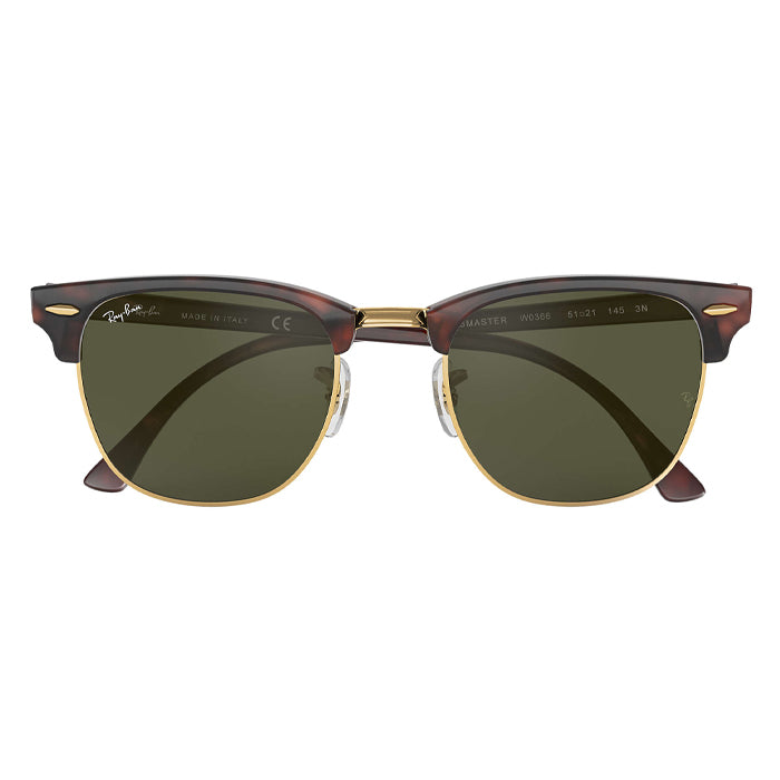 Rayban CLUBMASTER Tortoise - Green Classic G-15 Specs Appeal Optical Miami Sunglasses