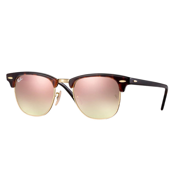 Rayban CLUBMASTER Tortoise, Gold; Tortoise - Copper Flash