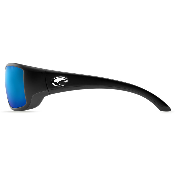 Costa del Mar BLACKFIN Blue Mirror 580G - Matte Black Sunglasses