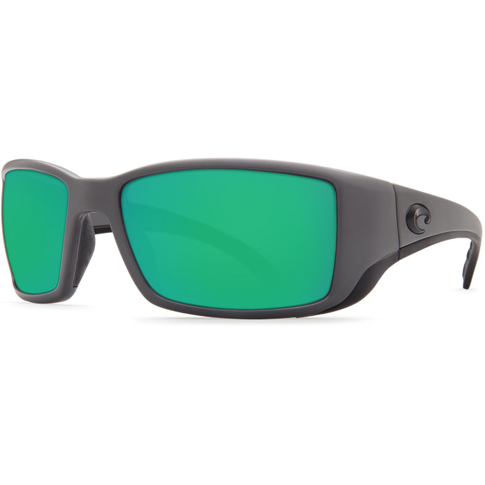 Costa del Mar BLACKFIN Green Mirror 580G - Matte Gray Sunglasses