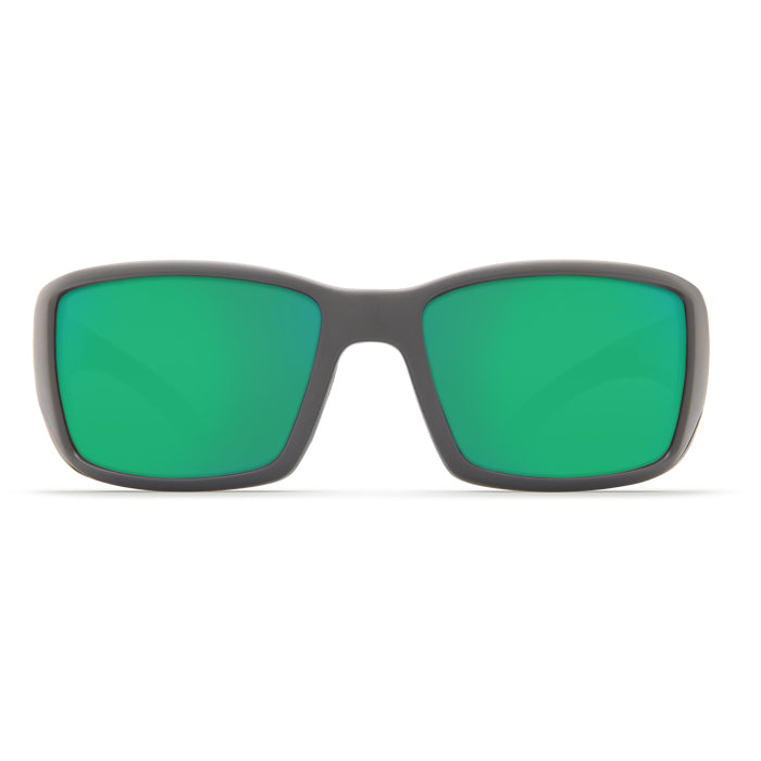 Costa del Mar BLACKFIN Green Mirror 580G - Matte Gray Sunglasses