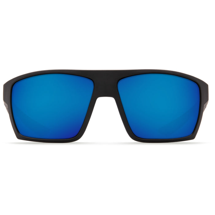 Costa del Mar BLOKE Blue Mirror 580G - Matte Black / Matte Gray Sunglasses