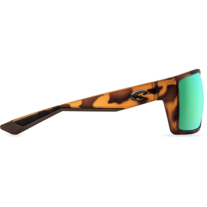 Costa del Mar REEFTON Green Mirror 580G - Matte Retro Tortoise Sunglasses