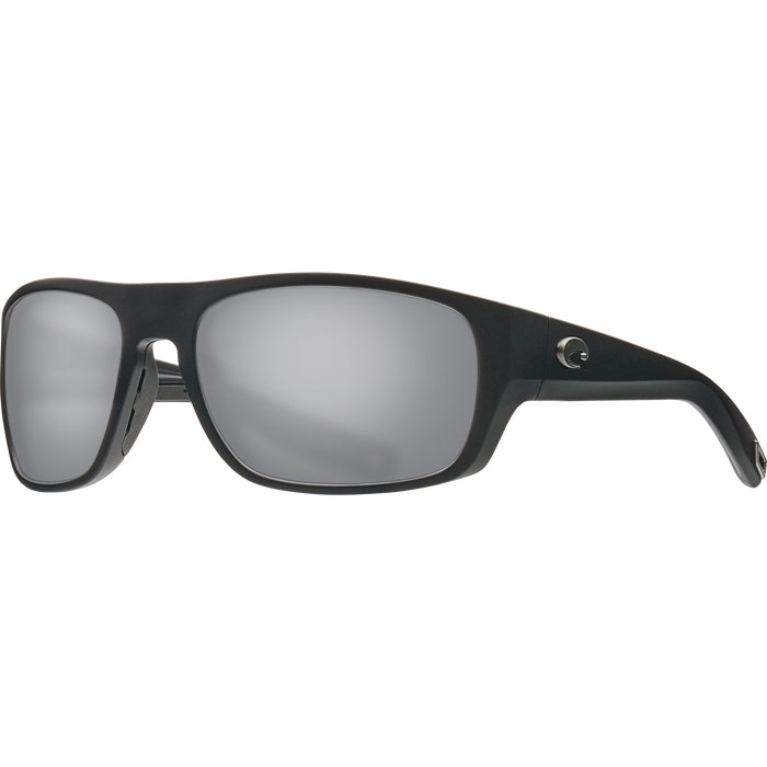 Costa del Mar TICO Gray Silver Mirror 580G - Matte Black Sunglasses