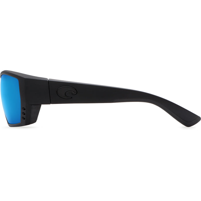 Costa del Mar TUNA ALLEY Blue Mirror 580G - Blackout Frame Sunglasses