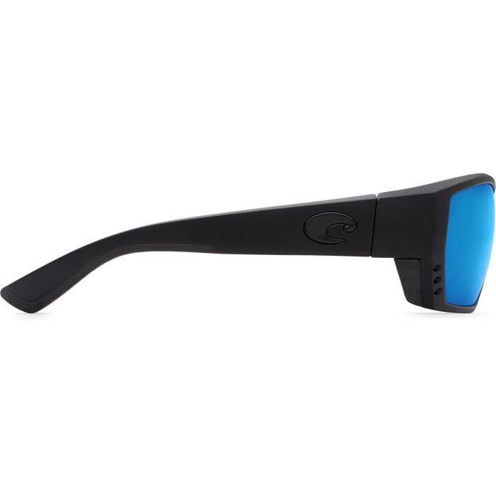 Costa del Mar TUNA ALLEY Blue Mirror 580G - Blackout Frame Sunglasses
