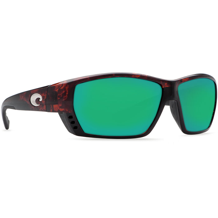 Costa del Mar TUNA ALLEY Green Mirror 580G - Tortoise Frame Sunglasses