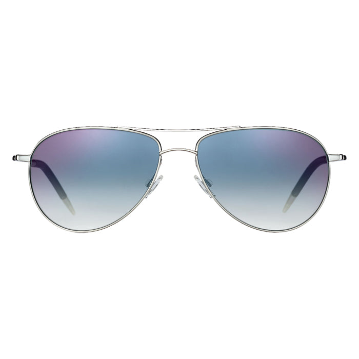 Oliver Peoples Benedict Silver Chrome Sapphire Specs Appeal Optical Miami Sunglasses