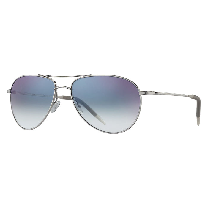 Oliver Peoples Benedict Silver Chrome Sapphire Specs Appeal Optical Miami Sunglasses