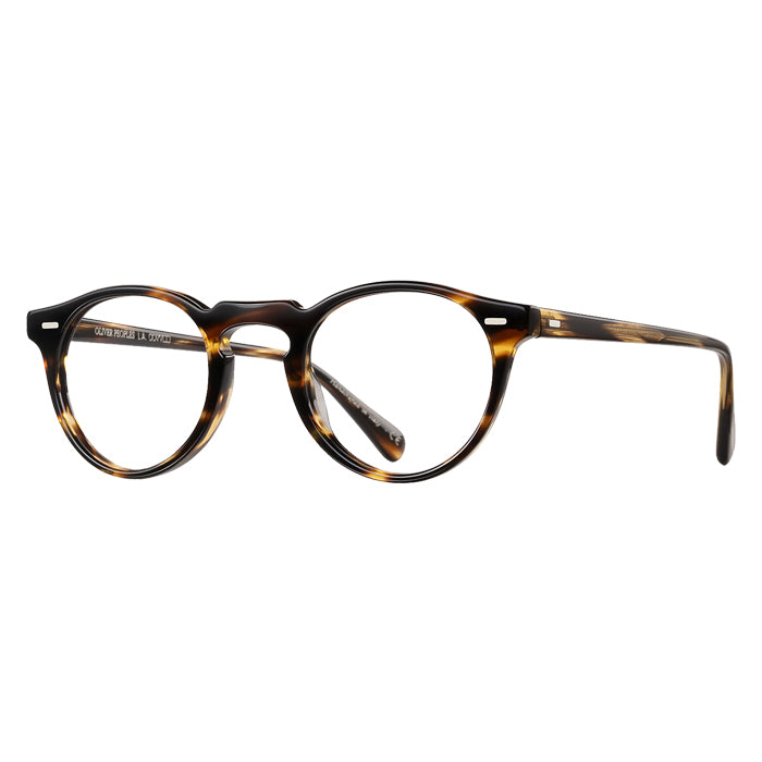 Oliver Peoples GREGORY PECK Cocobolo - Clear Lens Eyeglasses Specs Appeal Optical Miami