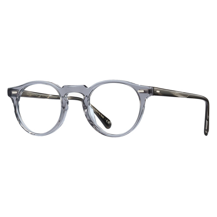 Oliver Peoples GREGORY PECK Workman Grey/ebonywood - Clear Lens Eyeglasses Specs Appeal Optical Miami