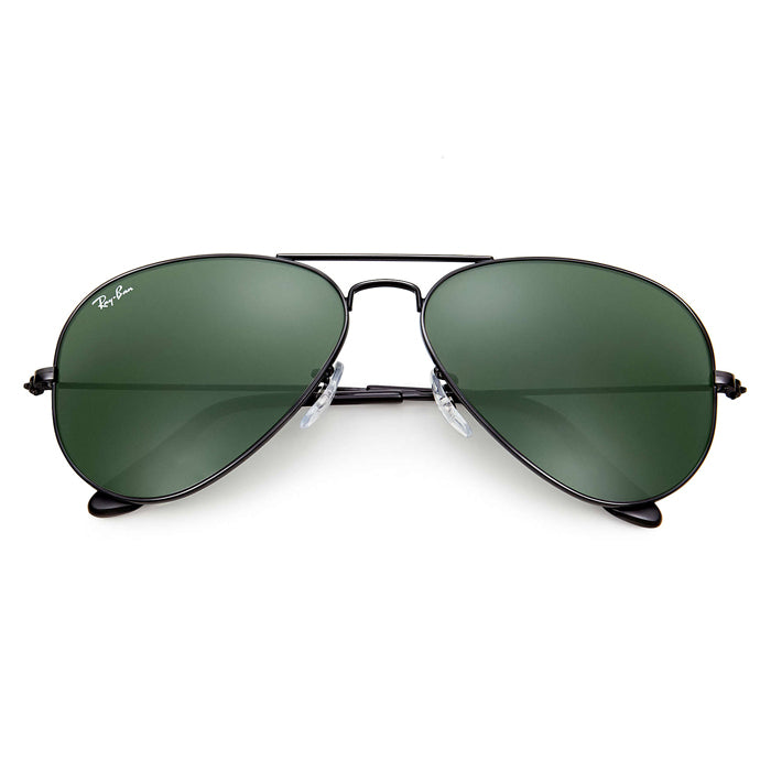 Rayban AVIATOR CLASSIC Black - Green Classic G-15 Sunglasses Specs Appeal Optical Miami Sunglasses