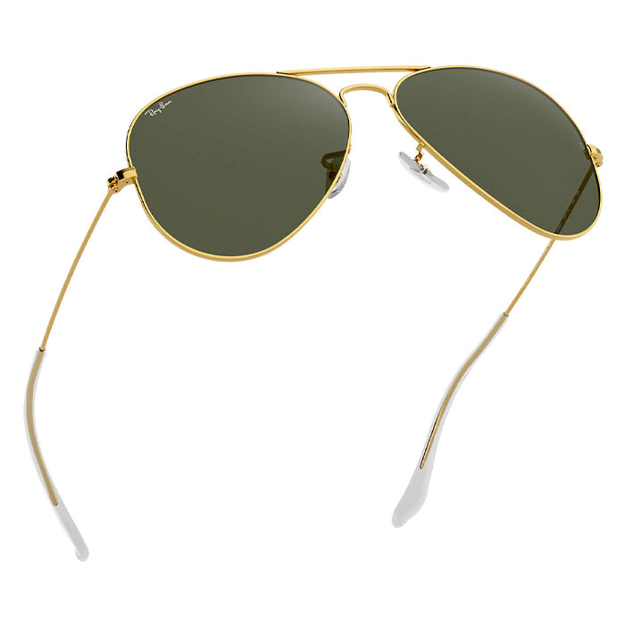 Rayban AVIATOR CLASSIC Gold - Green Classic G15 Sunglasses . Specs Appeal Optical Miami Sunglasses