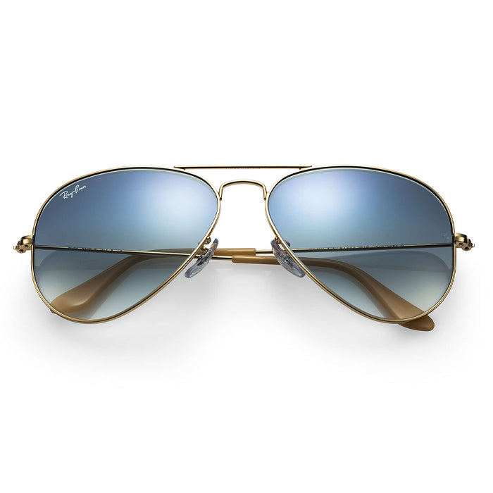 Rayban AVIATOR GRADIENT Gold - Light Blue Gradient Sunglasses Specs Appeal Optical Miami Sunglasses