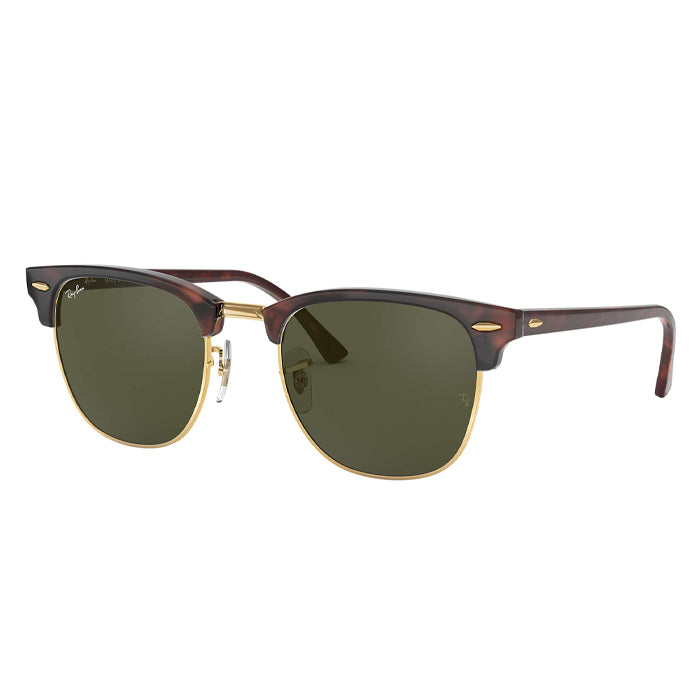 Rayban CLUBMASTER Tortoise - Green Classic G-15 Specs Appeal Optical Miami Sunglasses