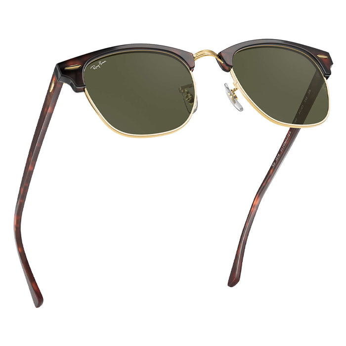 Rayban CLUBMASTER Tortoise - Green Classic G-15 Specs Appeal Optical Miami Sunglasses