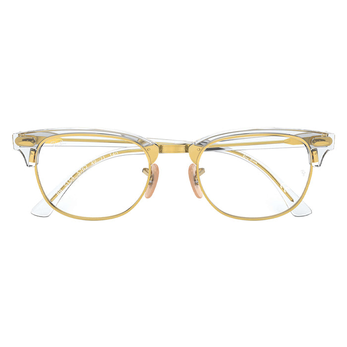Rayban CLUBMASTER Transparent - Clear Lens Eyeglasses Specs Appeal Optical Miami