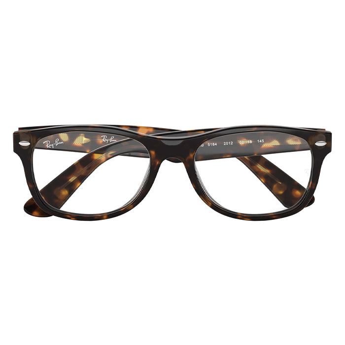 Rayban RX5184 Dark Havana - Clear Lens Eyeglasses Specs Appeal Optical Miami