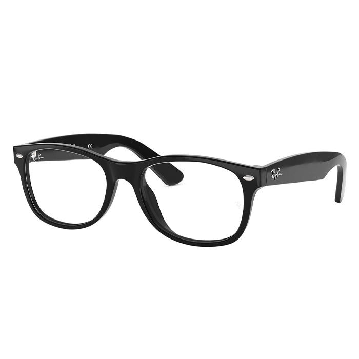 Rayban RX5184 Shiny Black - Clear Lens Eyeglasses Specs Appeal Optical Miami