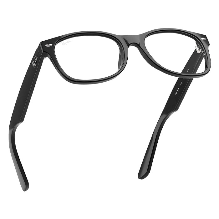 Rayban RX5184 Shiny Black - Clear Lens Eyeglasses Specs Appeal Optical Miami