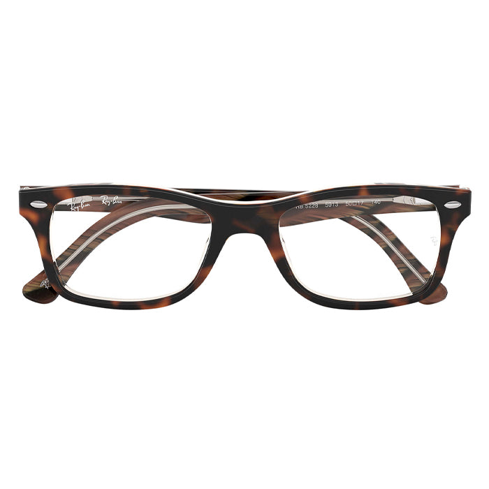 Rayban RX5228 Tortoise - Clear Lens Eyeglasses Specs Appeal Optical Miami