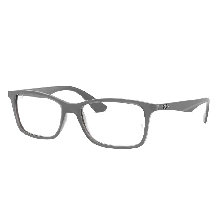 Rayban RX7047 Grey - Clear Lens Eyeglasses Specs Appeal Optical Miami