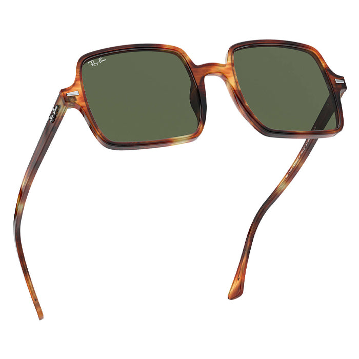 Rayban SQUARE II Tortoise - Green Classic G-15 Sunglasses Specs appeal Optical Miami Sunglasses